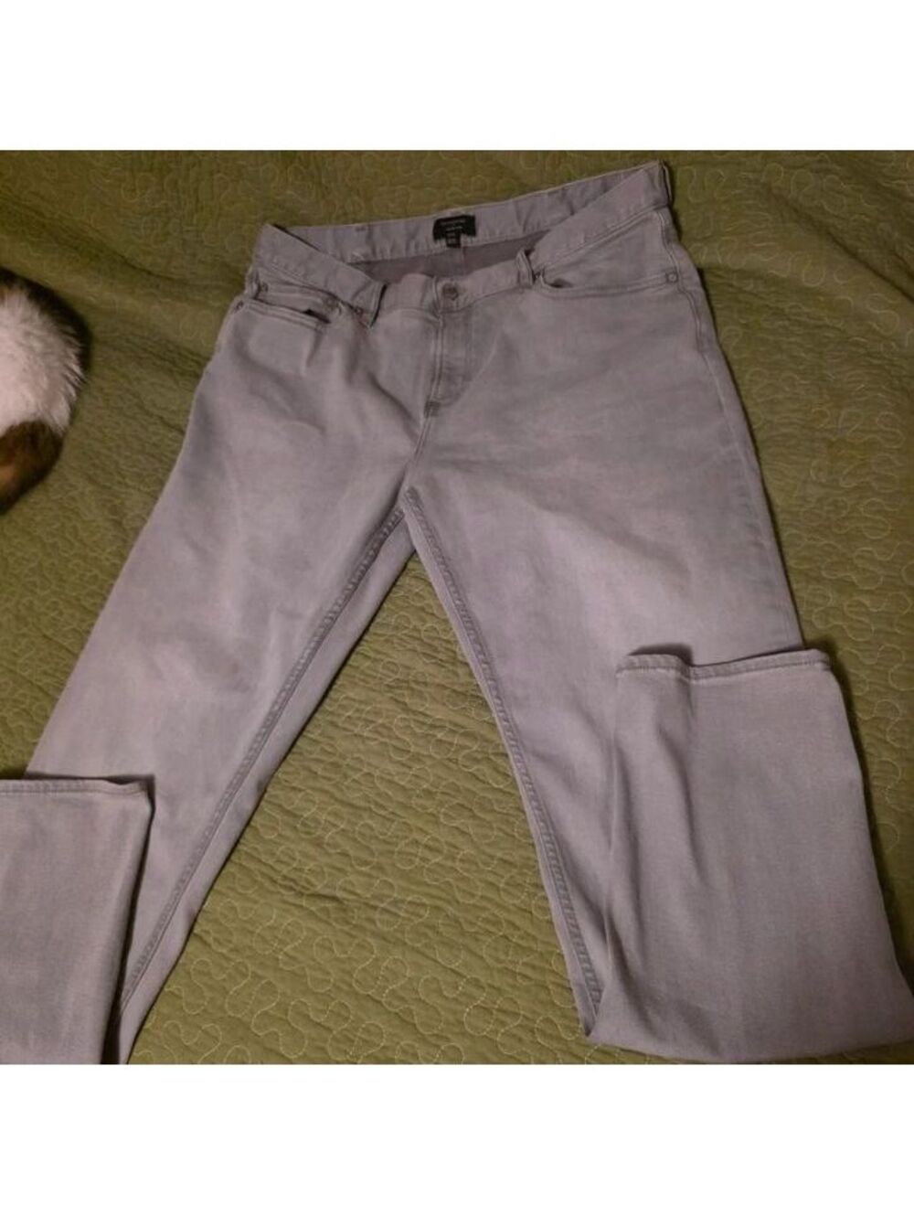 Banana Republic Men's 38x32 Travel Slim light Grey jeans